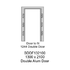 1300 x 2100mm BDDF132100 opening in