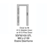 900 x 2100mm BDF92100 STL opening in