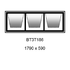 1790 x 590mm high BT3T186