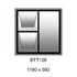 1190 x 590mm high BTT126