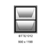 990 x 1190mm high BTT1012