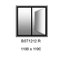 1190 x 1190mm high BST1212R
