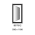 590 x 1190mm high BST612