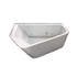 1900 x 1400 x 580mm high Duravit Paiova Whirltub Paviova built-in bathtub