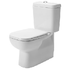 355 x 650mm Duravit back-to-wall close couple pan WC (Code:211809 0000)