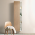 500 x 1800 x 360mm Duravit Basalt matt DuraStyle tall cabinet (Code:DS1249L1414)