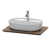 140 x 615 x 880mm American Waknut - Solid wood Luv Console with one cut-out (Code: LU946007777)