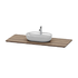 134 x 662 x 1500mm American Waknut - Solid wood Luv Console with one cut-out (Code: LU946107777)