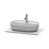 60 x 510 x 800mm White Structure Luv Console with one cut-out (Code: LU946501717)