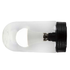 Jam Jar watertight ceiling light - Black (C382L)