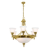 9-Light Grand Budapest Shaded Chandelier - Antique Brass (CH113ABR)