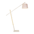 Retractable Arched Neck Floor Light - White (FL225W)