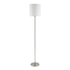 Pasteri Shaded Floor Light - Satin Nickel/Chrome (FL293)