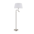 Santander Mother and Child Floor Light - Satin Nickel/White (FL298)