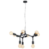 Bocadella 9 Multi Light Pendant - Black (P1117)