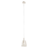Candle Dome Shaded Pendant - White (P1141W)