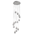 Dew Drop 14 Multi Light Pendant - Chrome (P564CH)