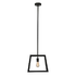 Iron Age Abstract Pendant - Black (P608)