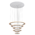 Coral Abstract Pendant - White (P814)