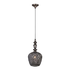Lisbon Dome Shaded Pendant - Black/Smokey (P907SM)