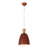 Wood Dome Shaded Pendant - Red (P953)