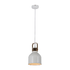 Monroe Dome Shaded Pendant - White/Gold (P964)