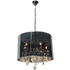5-Light Grand Elegance Drum Chandelier - Chrome (CH227)
