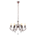6-Light Crystal Chandelier - Country Brown (CH36CB)