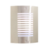 Stripe Wall Light - Satin Chrome (O146SS)