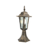 6 Panel Pedestal Light - Black/Gold (O20BG)