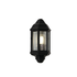 3 Panel Lantern Wall Light - Black (O24B)