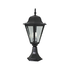 6 Panel Pedestal Light - Black (O68B)