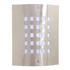 Grid Outdoor Wall Light - Satin Chrome (O93SS)