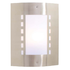 Plain Outdoor Wall Light - Satin Chrome (O94SS)