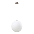 Rondo 1 Light Globe Pendant - Satin Chrome (P200O)
