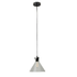 Funnello Triangle Shaded Pendant - Black/Clear (P482)
