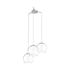 Bolsano 3 Multi Light Pendant - Chrome (P500)