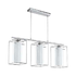 Loncino 3 Multi Light Pendant - Chrome (P681)