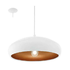 Mogano Dome Shaded Pendant - White (P685W)