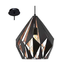 Carlton Abstract Pendant - Black/Copper (P703BC)