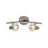 Mini Disc 2 Lamp Bow Spotlight - Satin Chrome (390 x 140mm)