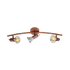 Mini Disc 3 Lamp Bow Spotlight - Copper (635 x 210mm)