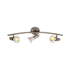 Mini Disc 3 Lamp Bow Spotlight - Satin Chrome (635 x 210mm)