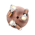 Mini Disc 3 Lamp Plate Spotlight - Copper (240mm)