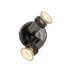 Sahara 2 Lamp Plate Spotlight - Gun Metal (100mm)
