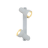 R63 Turbo 2 Lamp Bar Spotlight - White (360 x 170mm)