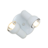 R80 Turbo 2 Lamp Plate Light - White (190mm)