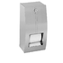 Stratos satin stainless steel double toilet roll dispenser (Code: 2120044)