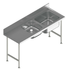 S1P1 Double Bowl Preparation Sinks