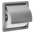 Stratos satin stainless steel recessed toilet roll holder (Code: 2120045)